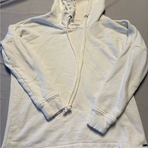 O'Neill  mint and white striped hoodie size small